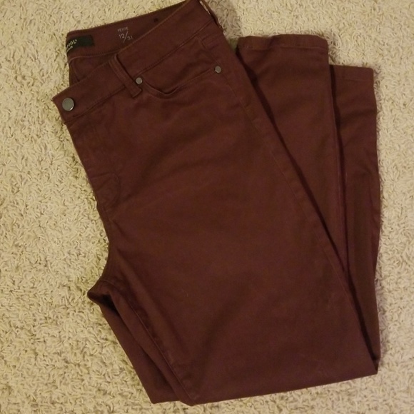 Liverpool Jeans Company Denim - Liverpool Abe Skinny Jean Cherry Mocha color